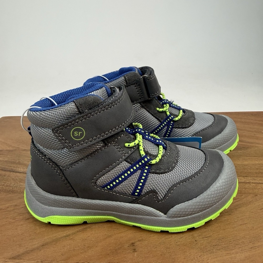 New Little Kids Stride Rite Kamari Gray Sneakers Shoes Boots Size 8 C